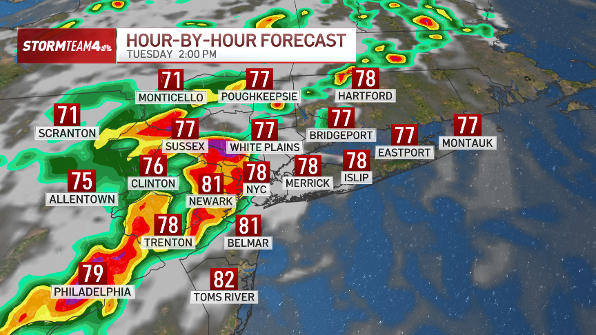 When do Tuesday's storm arrive? See hour-by-hour weather radar projections near you