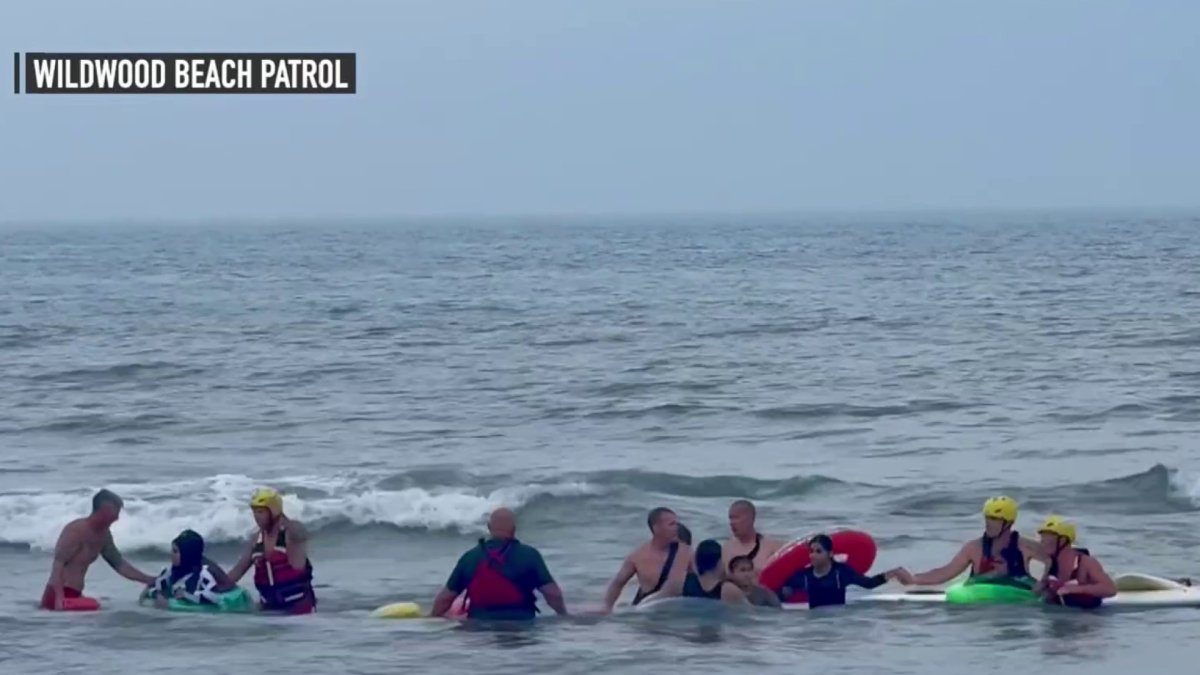 Nine people rescued after two ocean emergencies in Wildwood