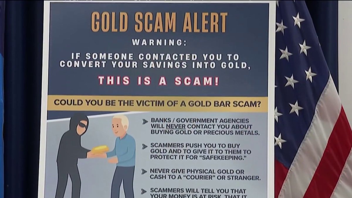 Long Island police warn of growing gold bar scam
