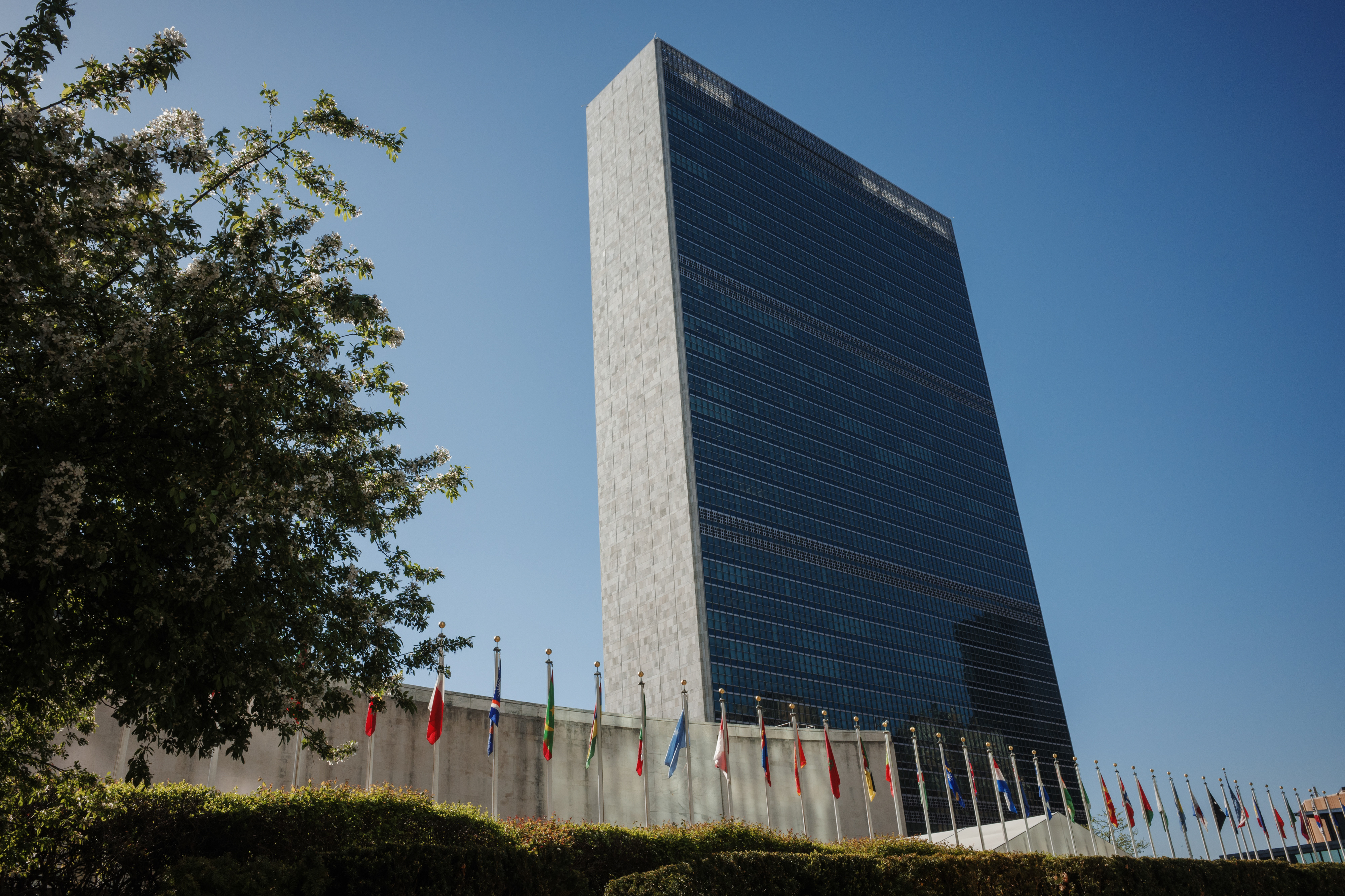 Man with Tibetan flag dies after setting himself on fire near UN headquarters in NYC