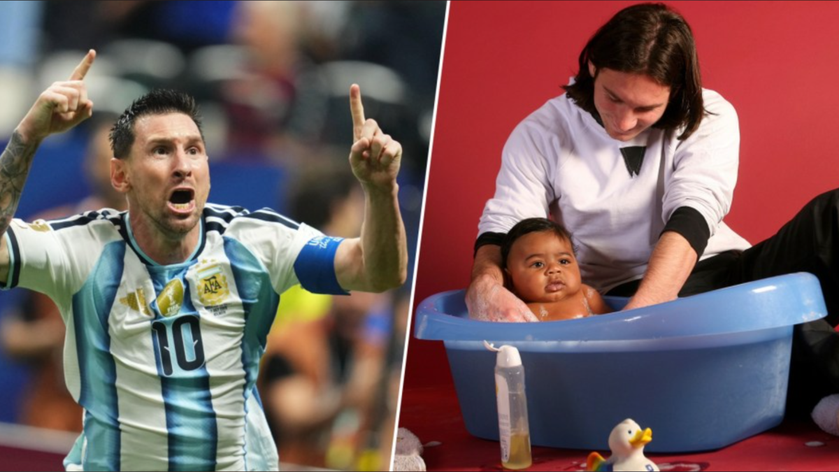 Lionel Messi menciona a foto dele dando banho no bebê Lamine Yamal – NBC New York