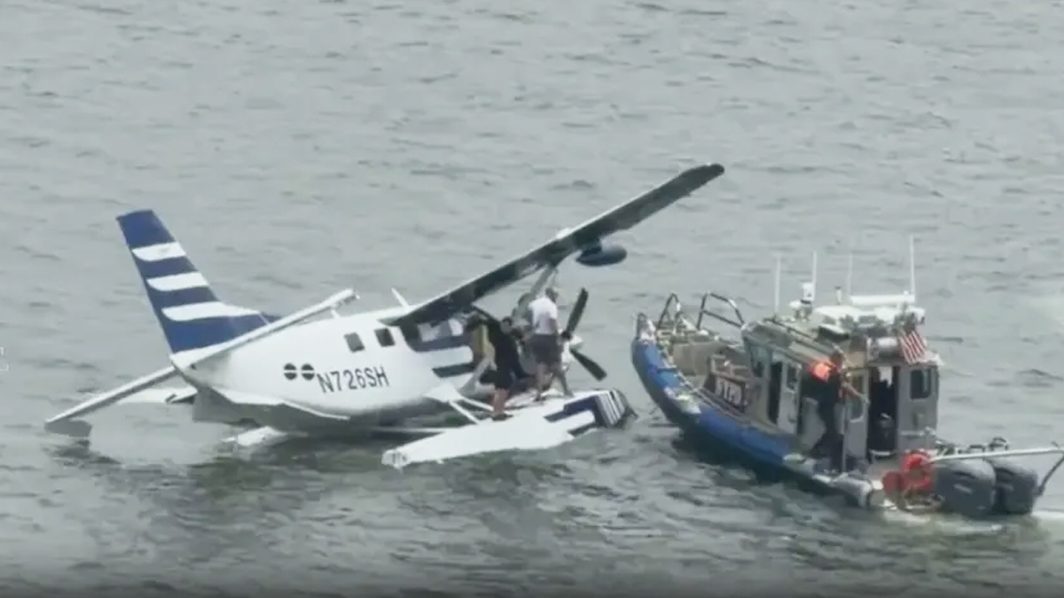 Hear it: Calls for help after seaplane makes rough landing in East ...