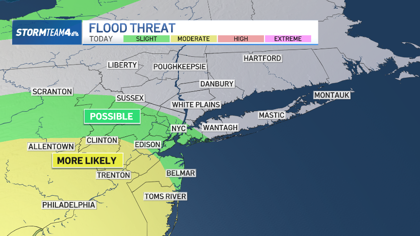 Flash flood warnings issued for NYC, NJ after major storms – NBC New York