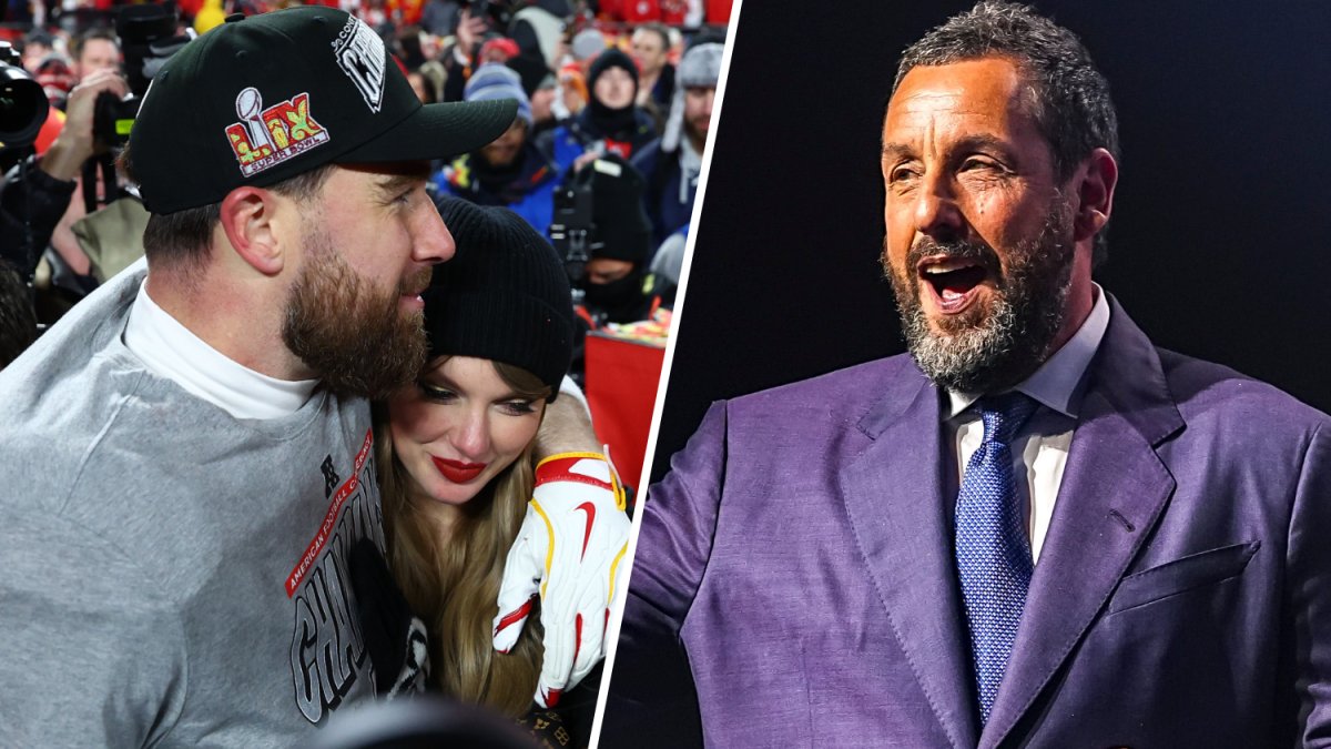 Adam Sandler dá conselhos sobre casamento para Taylor Swift e Travis Kelce – NBC Nova York