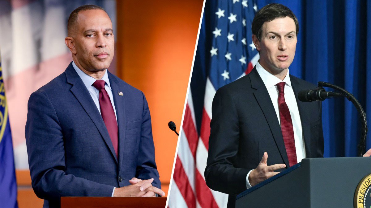 Hakeem Jeffries and Jared Kushner meet in NYC to discuss how Democrats and Trump could cooperate