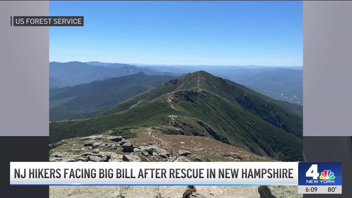 NJ hikers face big bill after rescue in New Hampshire
