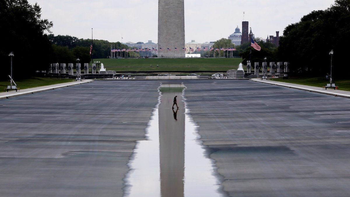 Trump blasts Pirro after she refutes his claim that Reflecting Pool was damaged by vandals