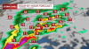See hourly radar breakdown as storms could bring damaging winds and flooding