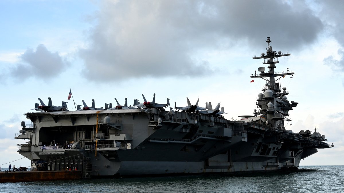 U.S. pulls last aircraft carrier in Asia as Trump focuses on Iran and the Western Hemisphere
