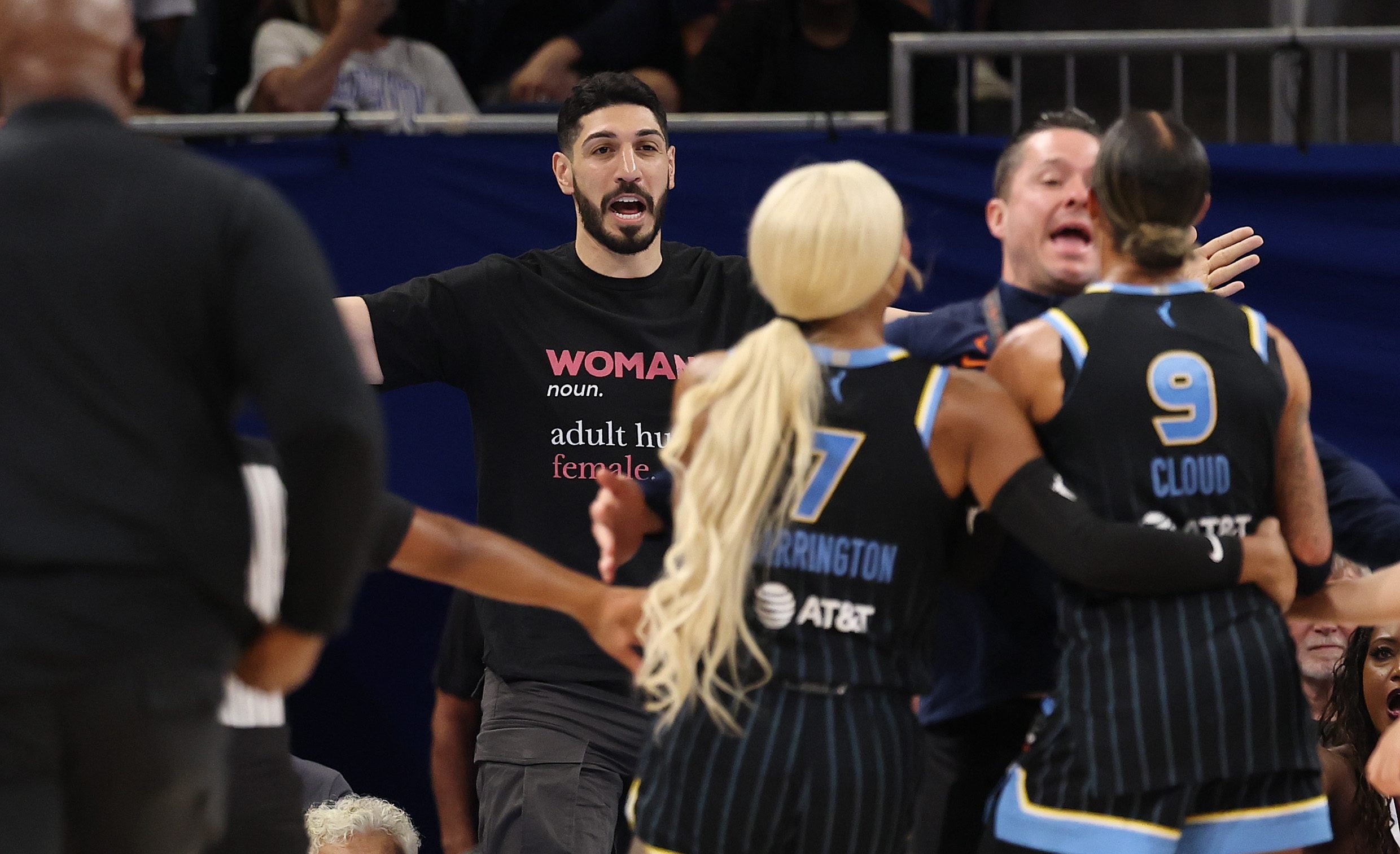 Enes Kanter Freedom ejected from Fever-Sky game after confrontation with Natasha Cloud
