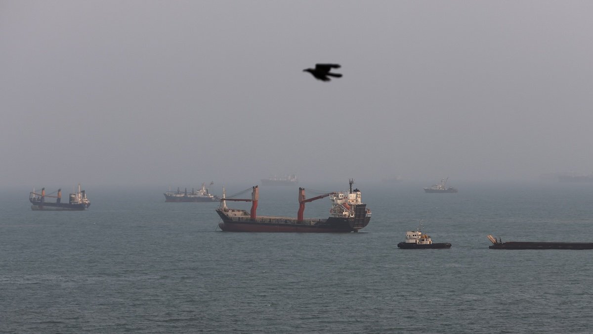 US forces strike Iranian rocket launchers on the Strait of Hormuz in first military action in weeks