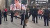 Woman shot by police after allegedly stabbing 2 people with a knife in Times Square