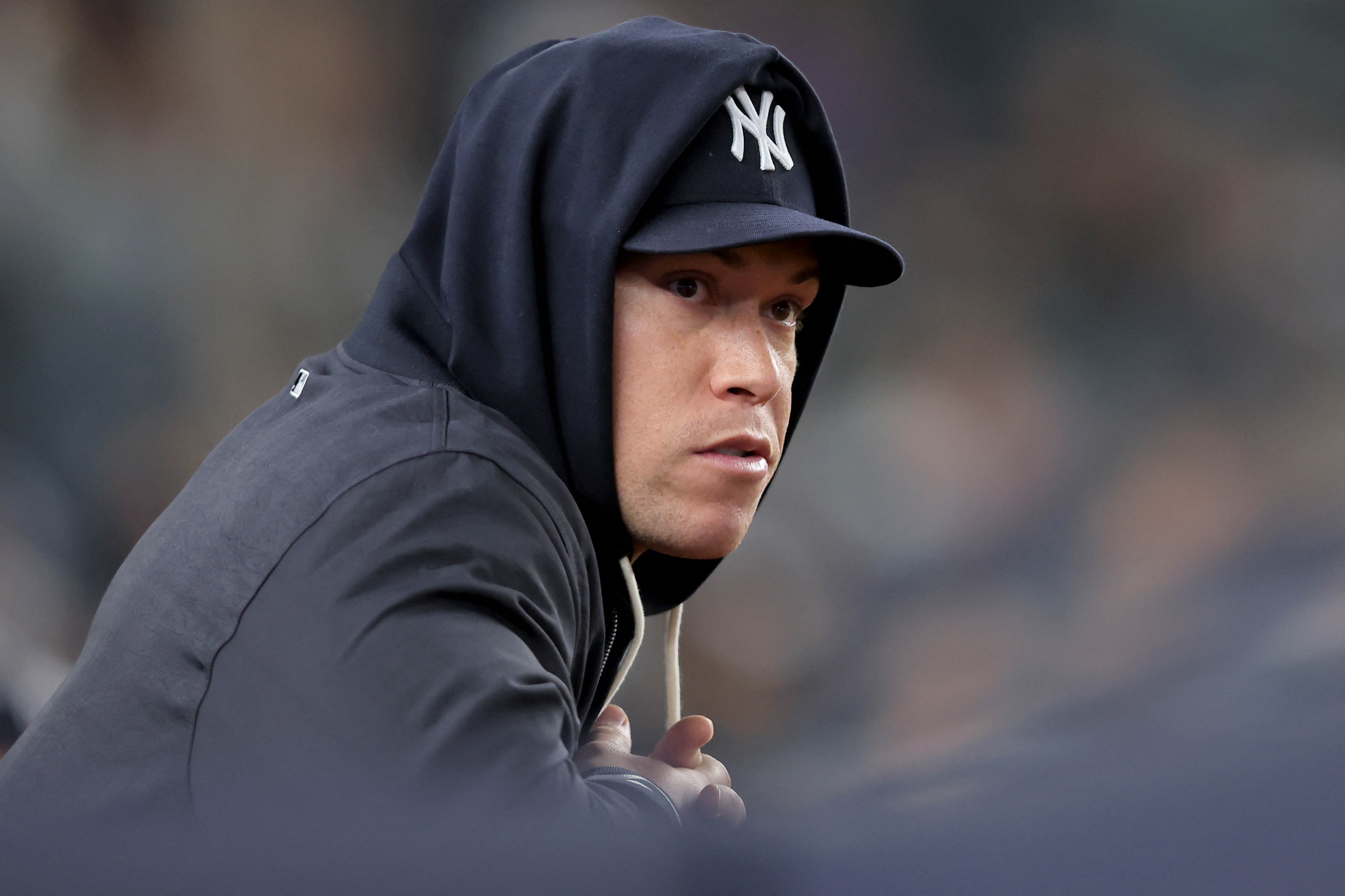 Aaron Judge kept off Yankees' wild card roster vs. Red Sox with calf injury: Report