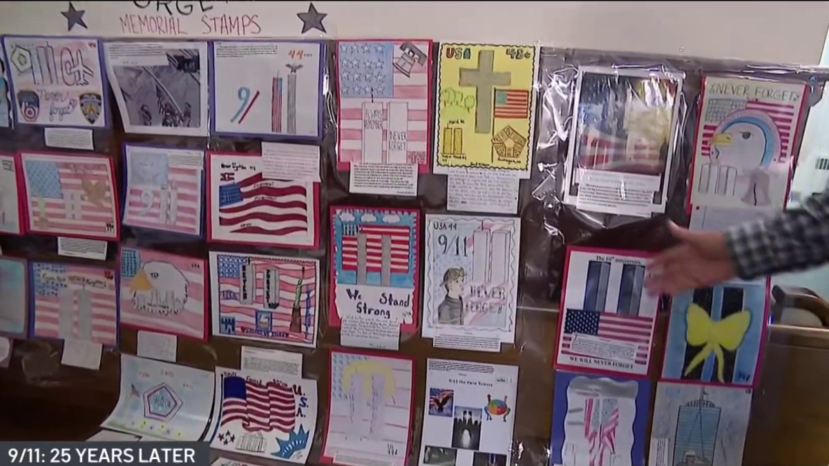 Long Island teacher marks 25 years since attacks with student artwork spanning decades