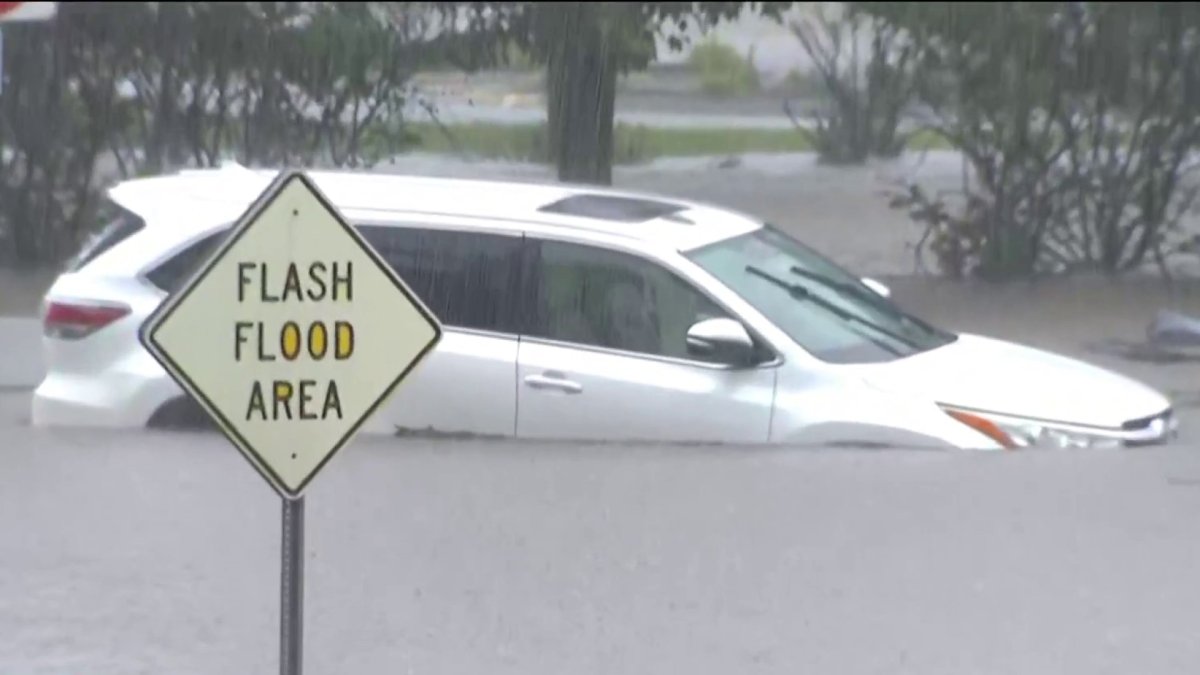 Late-summer storm floods parts of New Jersey