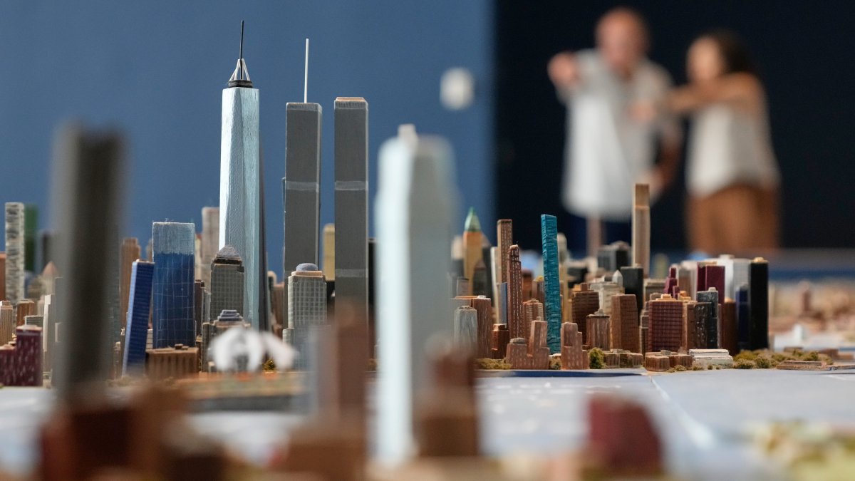 Truck driver Joe Macken built a scale model of New York City with over 800,000 structures out of balsa wood and foam board.