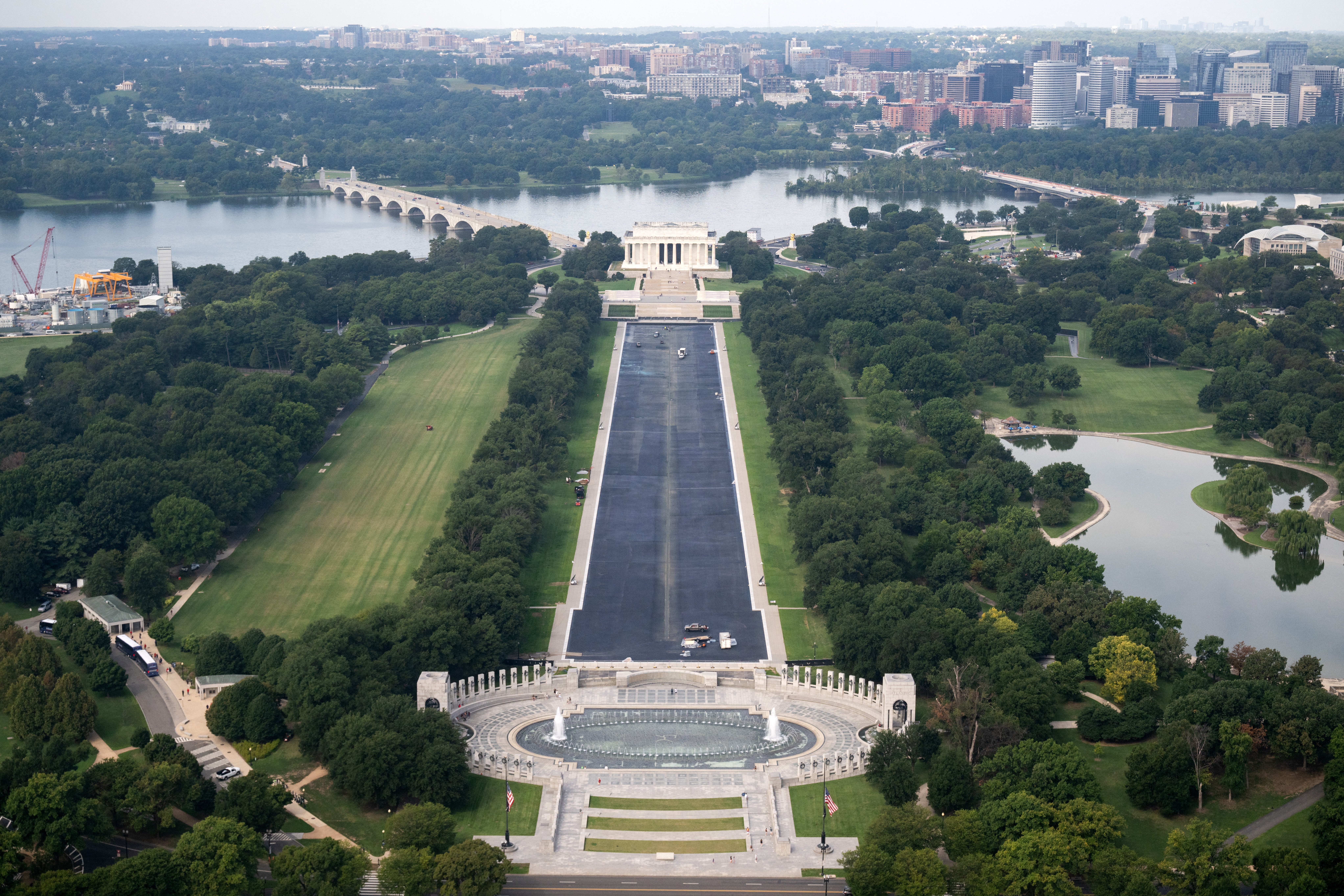 Trump administration awards another $2.7 million to fix Reflecting Pool problems