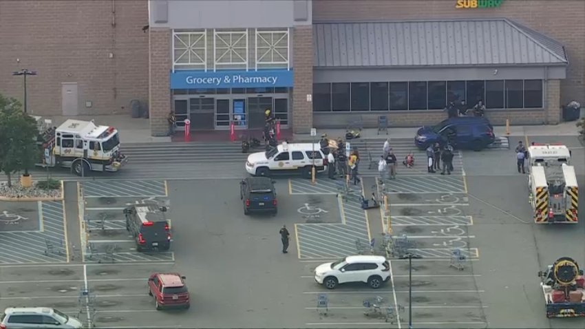 Police say 19 people were hospitalized following a hazmat incident at a Walmart location in Deptford, New Jersey on Tuesday, Sept. 1, 2026.