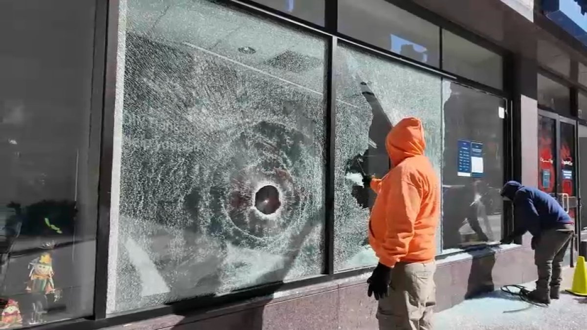 Capital One bank vandalised in Upper East Side with pro-Palestinian messages