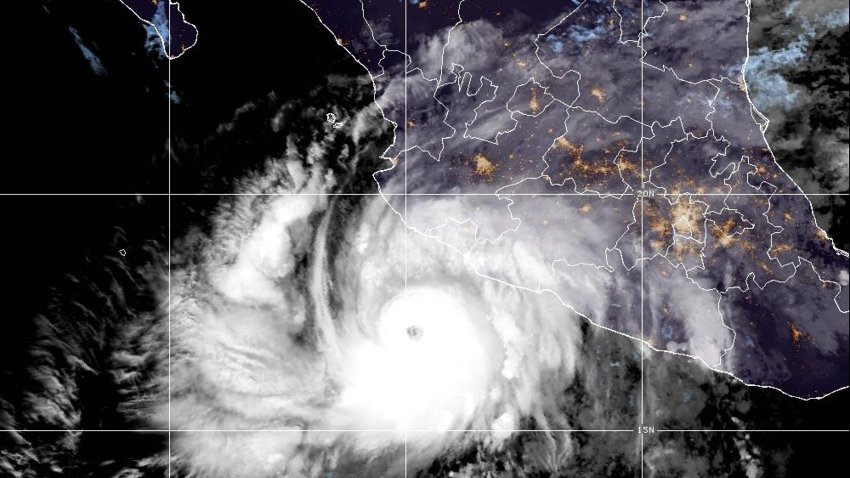 Hurricane Simon in the Pacific