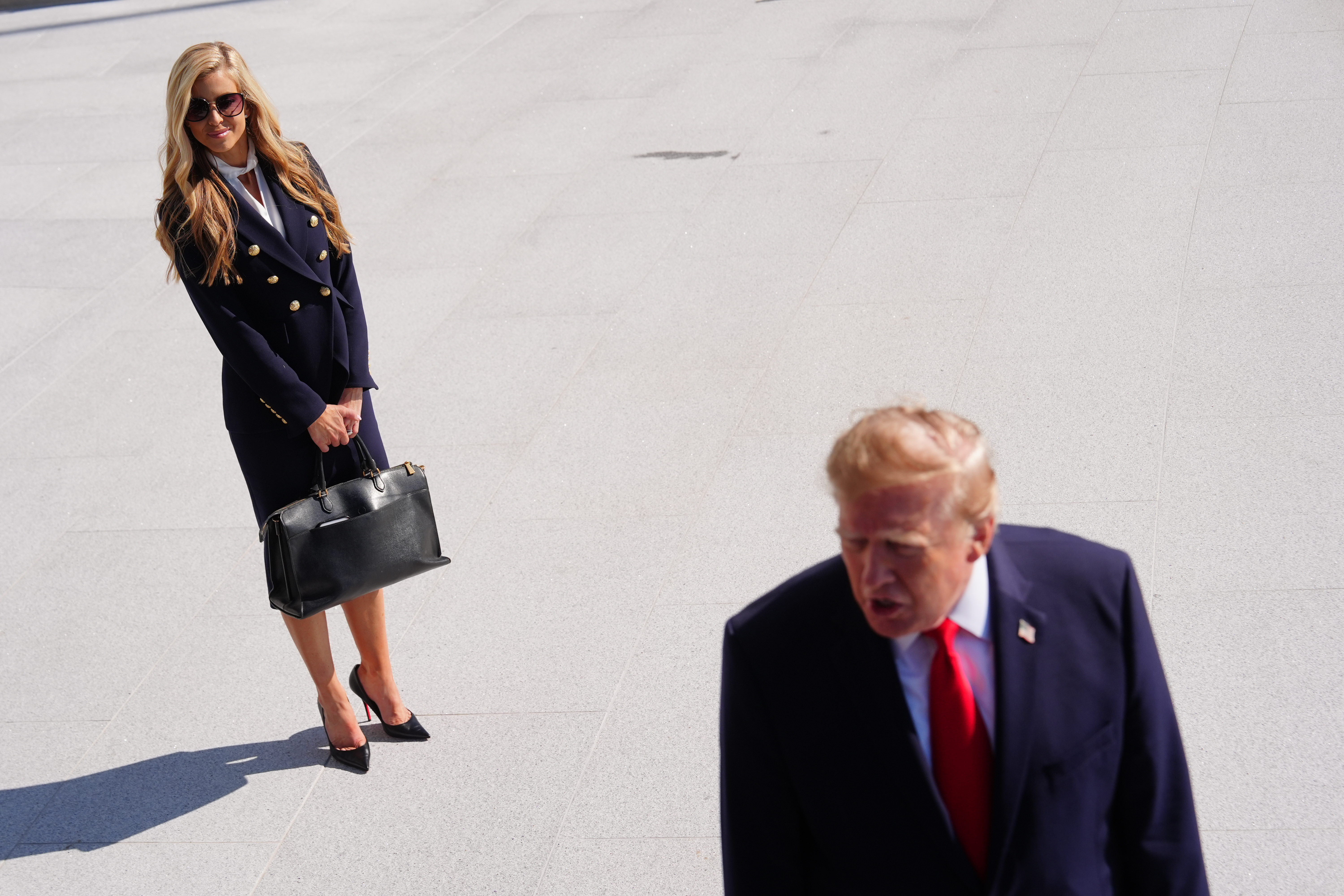 Trump casts doubt on Katie Zacharia's future as press secretary