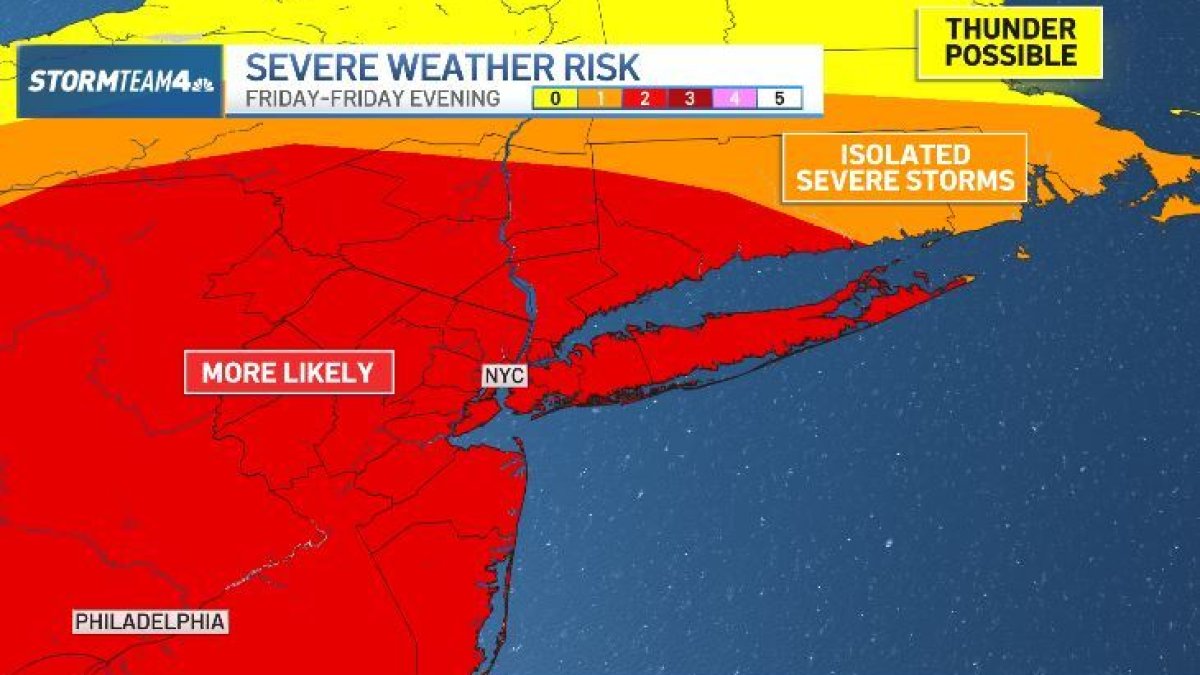 Friday storms with damaging winds usher in colder air for the weekend