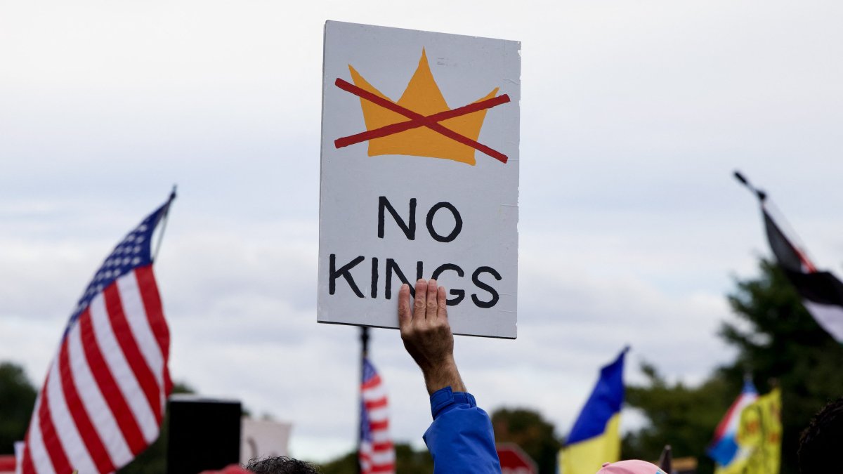 No Kings rallies across U.S. urge voters to cast ballots early ahead of midterms