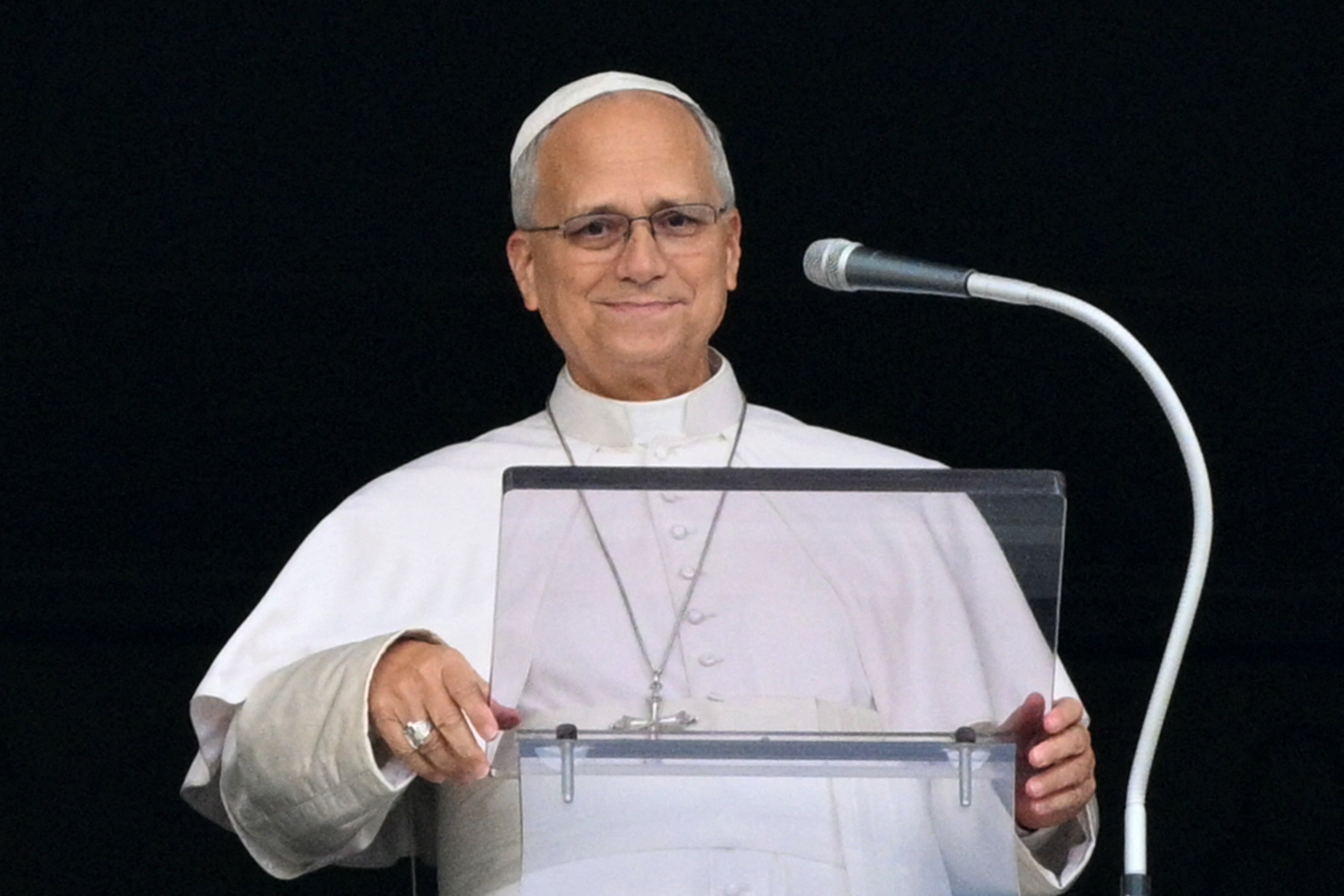 Pope Leo tells faithful in St. Peter's Square he will gradually resume duties