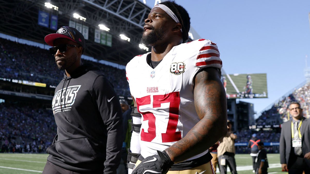 NFL suspends 49ers' Dre Greenlaw one game for sideline scuffle vs. Seahawks