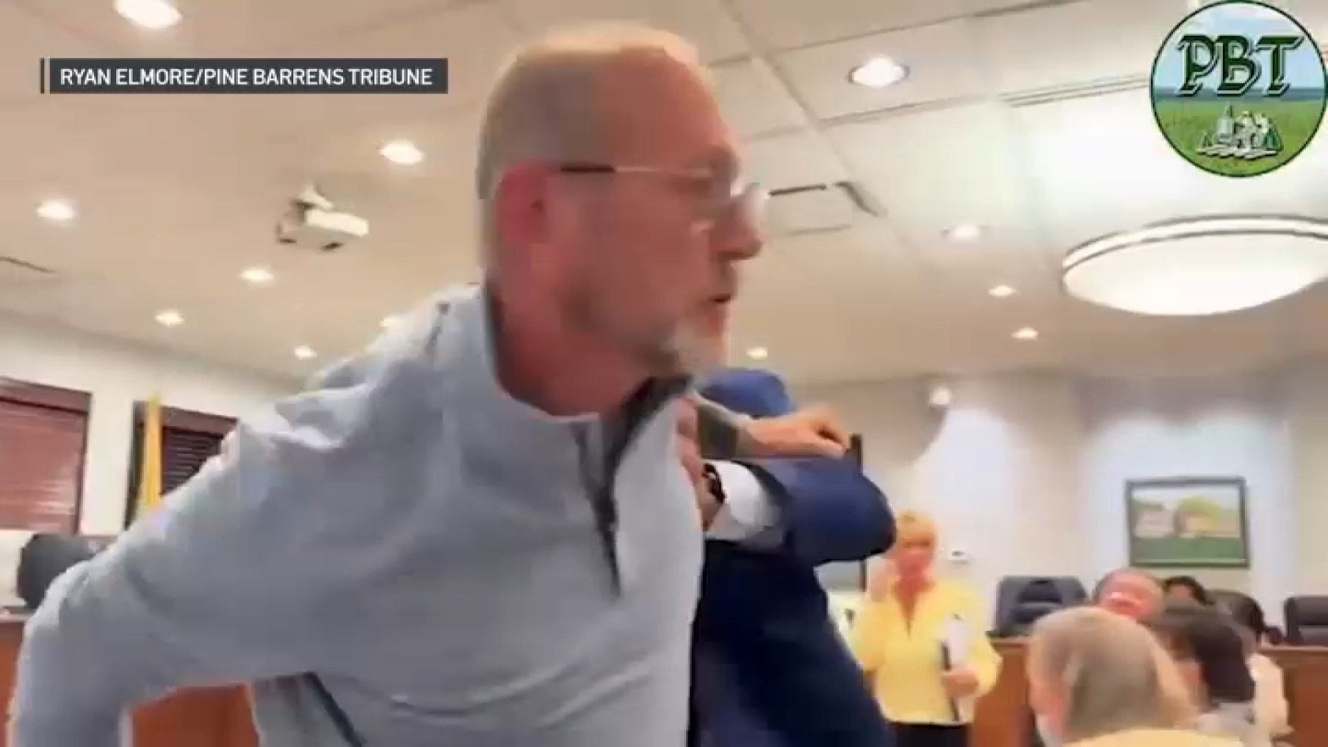 Pemberton Township mayor confronts resident during heated council meeting