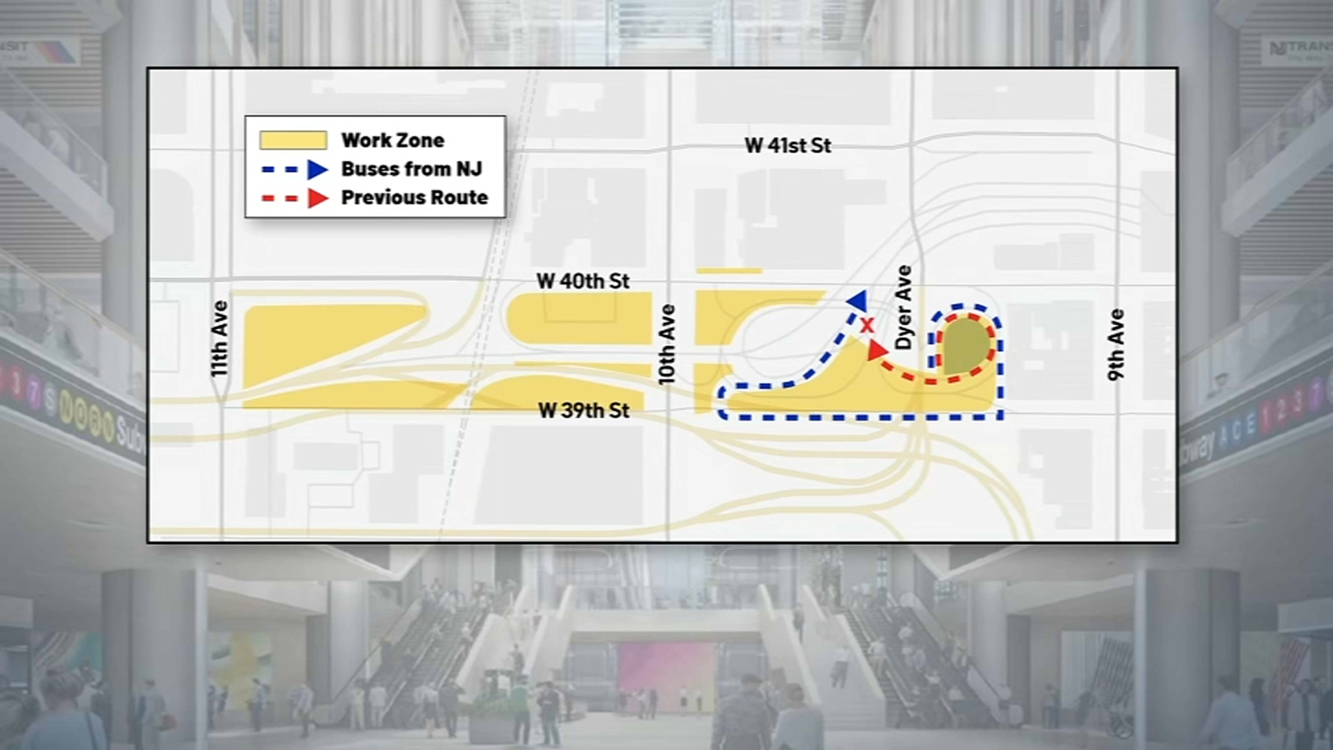 Port Authority Bus Terminal revamp to bring years of traffic woes – NBC ...