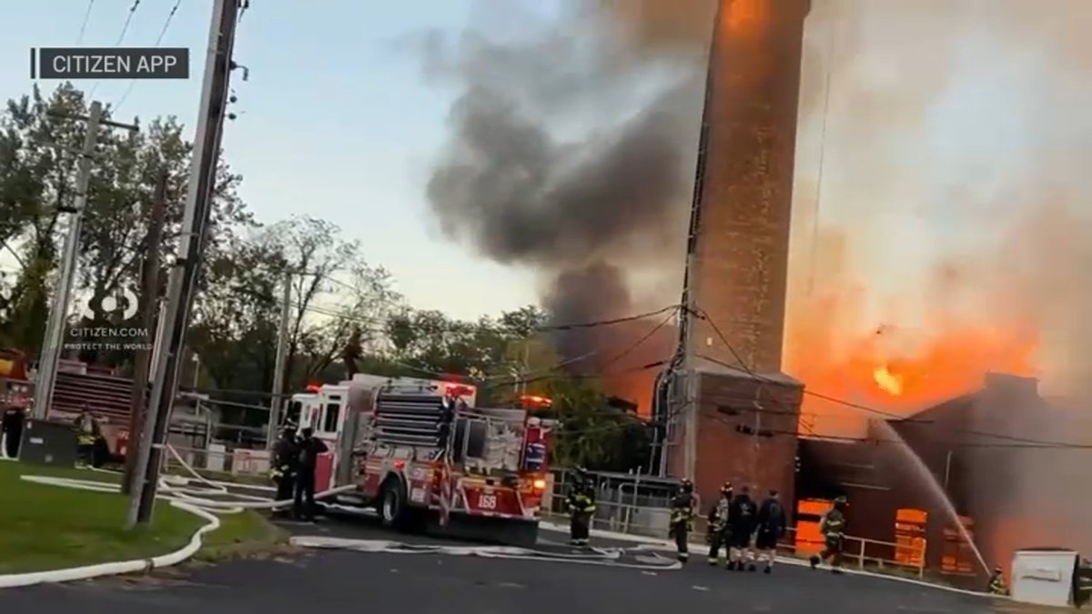 Cleanup underway after massive fire rips through vacant Mount Loretto warehouse