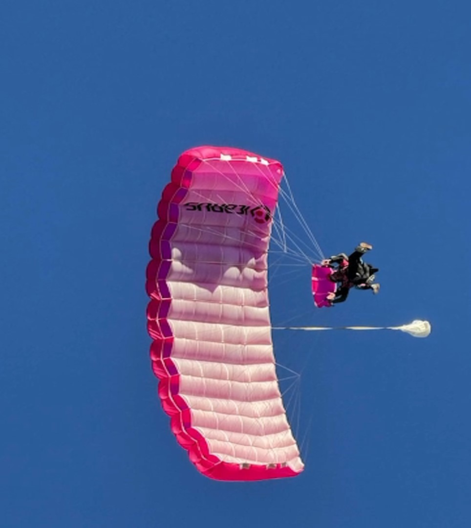 New Jersey teacher skydives to gain votes for Sussex Tech’s field ...