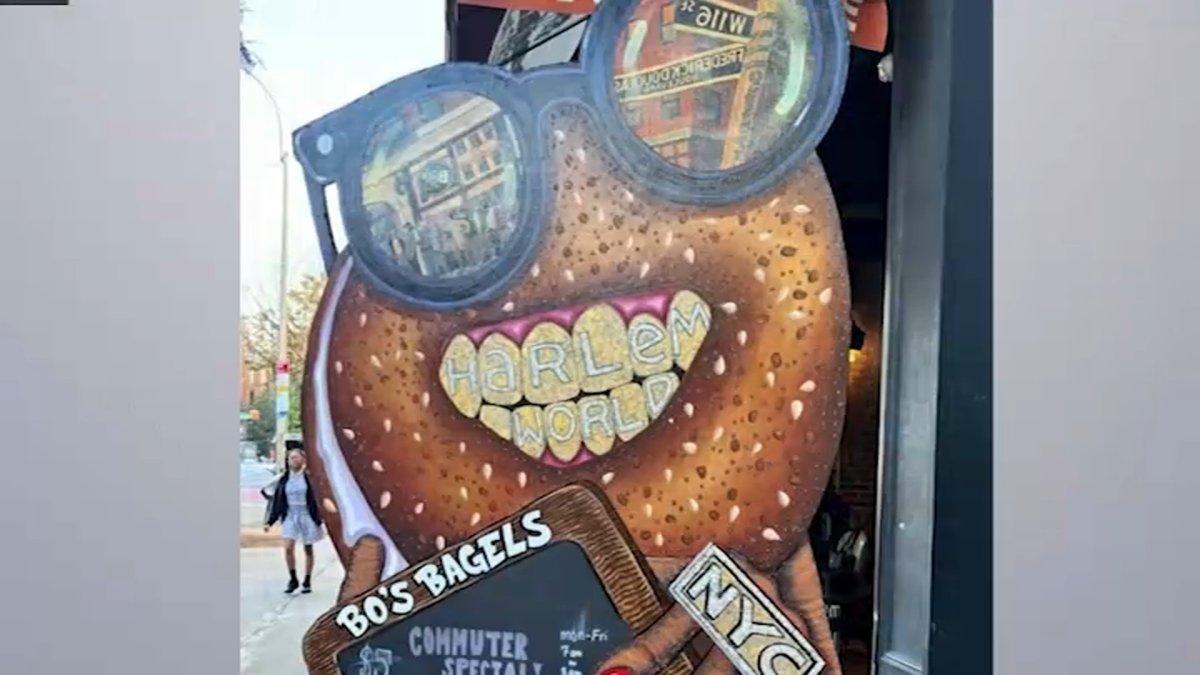 Harlem Bagel Shop Removes Artwork After Backlash Over Design Concerns