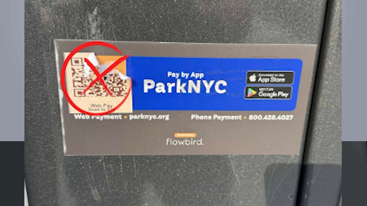 Parking scan scam: QR codes posted at NYC meters were used to steal credit card info