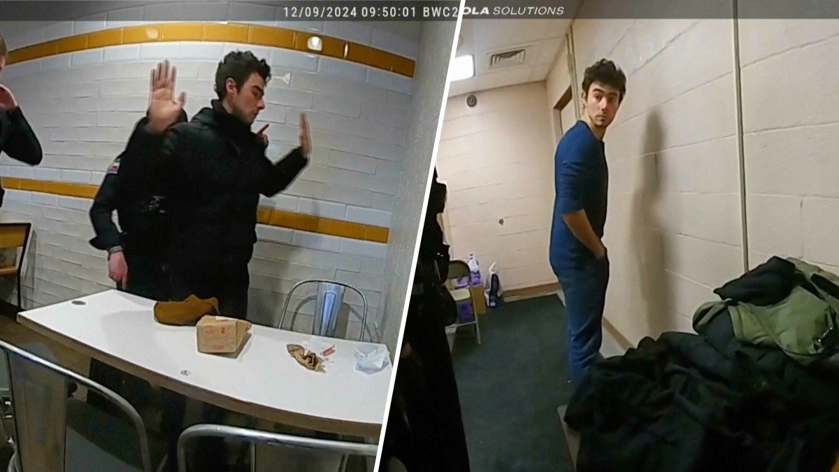 ‘That's 100% him': Luigi Mangione's arrest seen on newly released police bodycam video