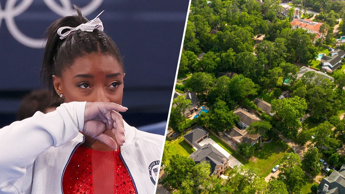Simone Biles breaks down in tears as she and husband Jonathan Owens sell Texas home