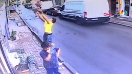 Teen Catches Toddler Falling From a Window in Dramatic Video