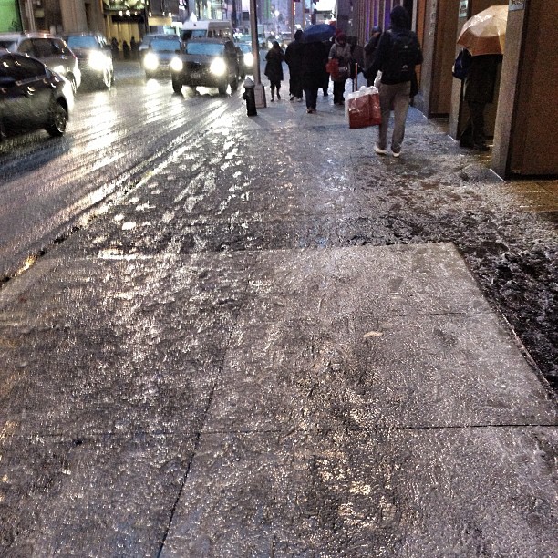 Wintry Mix Mucks Up Sloppy Tuesday AM Commute for Some