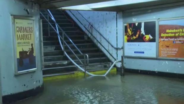 [NY] 3rd Water Main Break in Hoboken in Hours Floods PATH Station