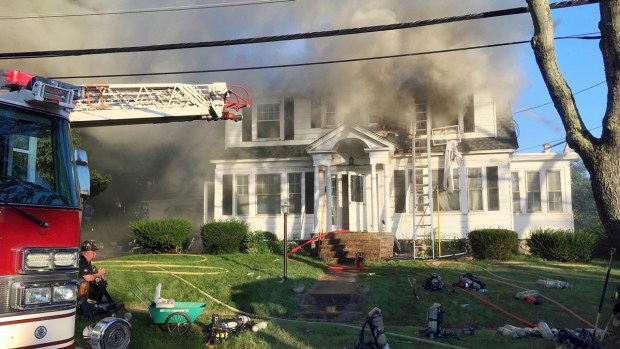 [NATL] Top News Photos: Massachusetts Explosions Cause Home Fires