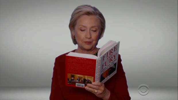 [NATL] Hillary Clinton Reads 'Fire and Fury' in Grammy Skit