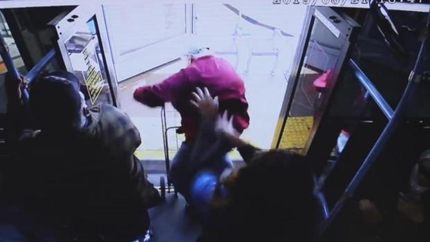 [NATL] Elderly 74-Year-Old Man Pushed Off of a Bus Died From Injuries; Woman Charged With Murder