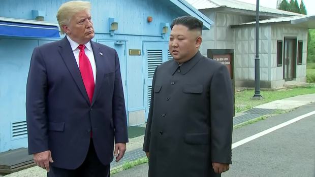 [NATL] Trump, Kim Cross Into North Korea at the DMZ