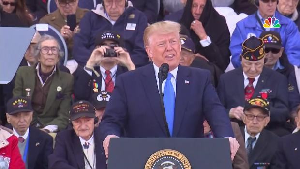 [NATL] 'Greatest Americans': Trump Honors Veterans for D-Day 75th Anniversary
