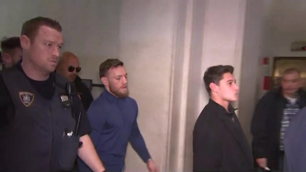 Conor McGregor Leaves Court