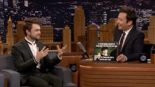 [NATL] 'Tonight’: Daniel Radcliffe Reacts to 'Harry Potter' Memes