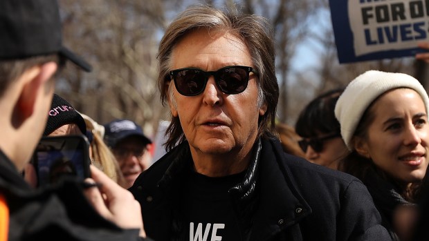 Paul McCartney Joins March For Our Lives in New York