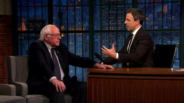 'Late Night': Bernie Sanders Is Optimistic About the Future