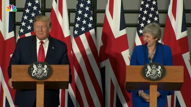 [NATL] Full Press Conference: Donald Trump and Theresa May